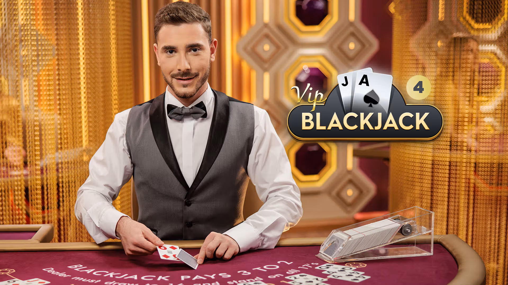 VIP Blackjack, pelivalmistaja Evolution